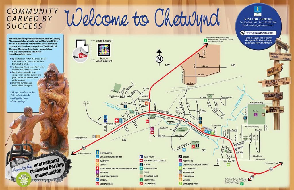 Chetwynd Entrance Map